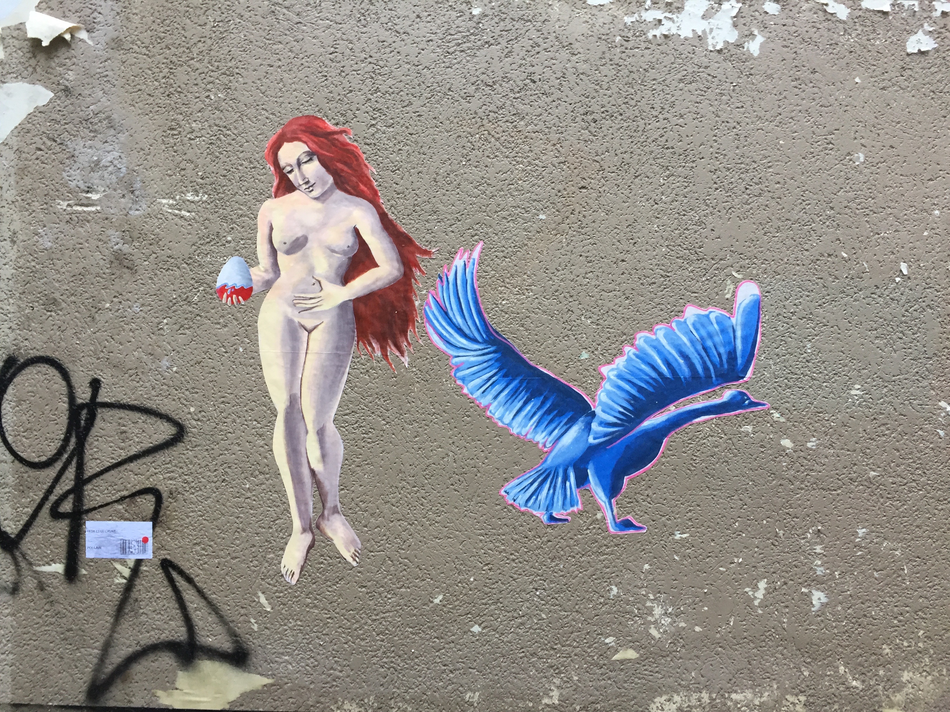 Oeuvre Street Art Poulain